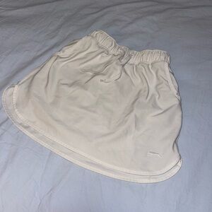 White Athletic Skirt